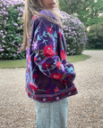 Cotton Velvet Jacket - Purple