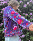 Cotton Velvet Jacket - Purple