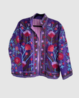 Cotton Velvet Jacket - Purple