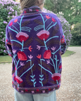 Cotton Velvet Jacket - Purple
