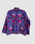 Cotton Velvet Jacket - Purple