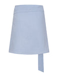 Changu Mini Wrap Skirt in ice blue | Melani Gibson Resort