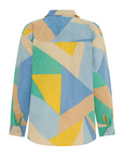 Alaró Shirt Dress in Pastel Geometric | Melani Gibson Resort