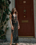 Soleil Soleil | Payton Crochet dress in black