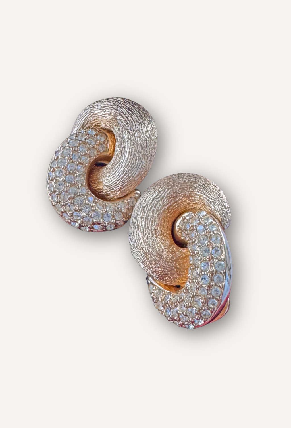 Vintage Christian Dior Knot Earrings