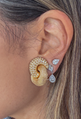 Vintage Christian Dior Knot Earrings