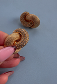 Vintage Christian Dior Knot Earrings