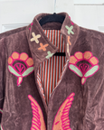 Cotton Velvet Jacket - Brown