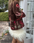 Cotton Velvet Jacket - Brown