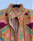 Cotton Velvet Jacket - Golden
