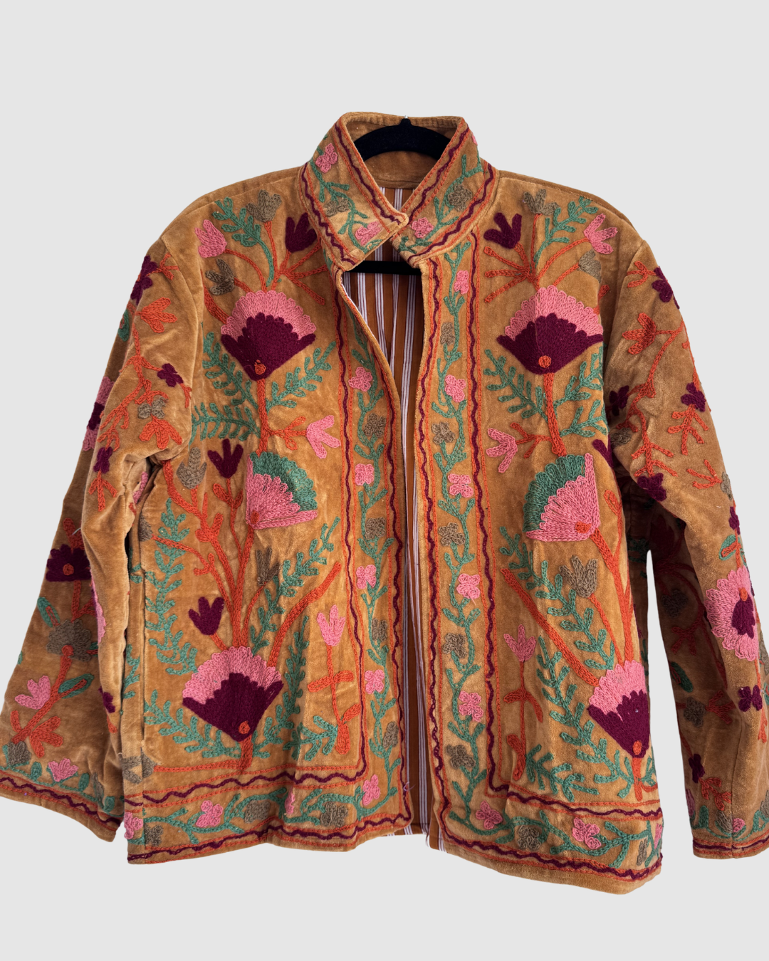 Cotton Velvet Jacket - Golden