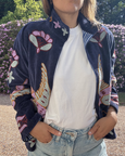 Cotton Velvet Jacket - Midnight Blue