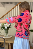 Cotton Velvet Jacket - Pink