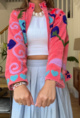 Cotton Velvet Jacket - Pink